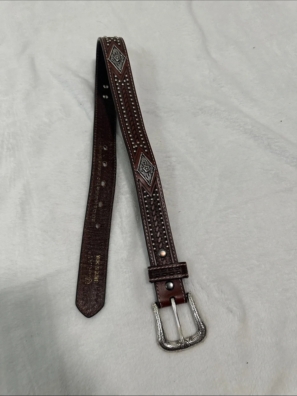 🐴 Ariat Leather Boys Belt Size 5/6